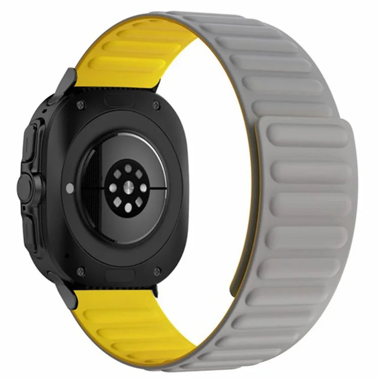 For Samsung Galaxy Watch Ultra 47mm Magnetic Silicone Watch Strap Replacement