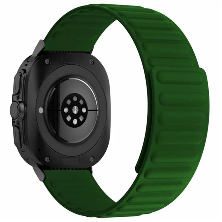 For Samsung Galaxy Watch Ultra 47mm Magnetic Silicone Watch Strap Replacement