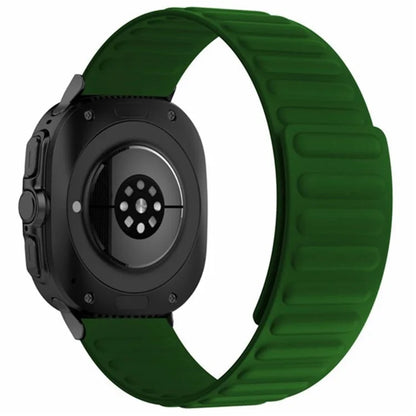 For Samsung Galaxy Watch Ultra 47mm Magnetic Silicone Watch Strap Replacement