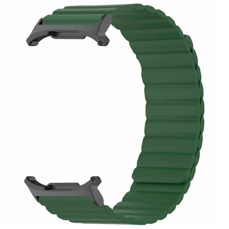 For Samsung Galaxy Watch Ultra 47mm Magnetic Silicone Watch Strap Replacement