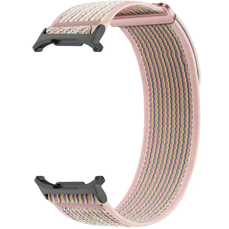 For Samsung Galaxy Watch Ultra 47mm Nylon Watch Band Adjustable Loop Fastener Strap