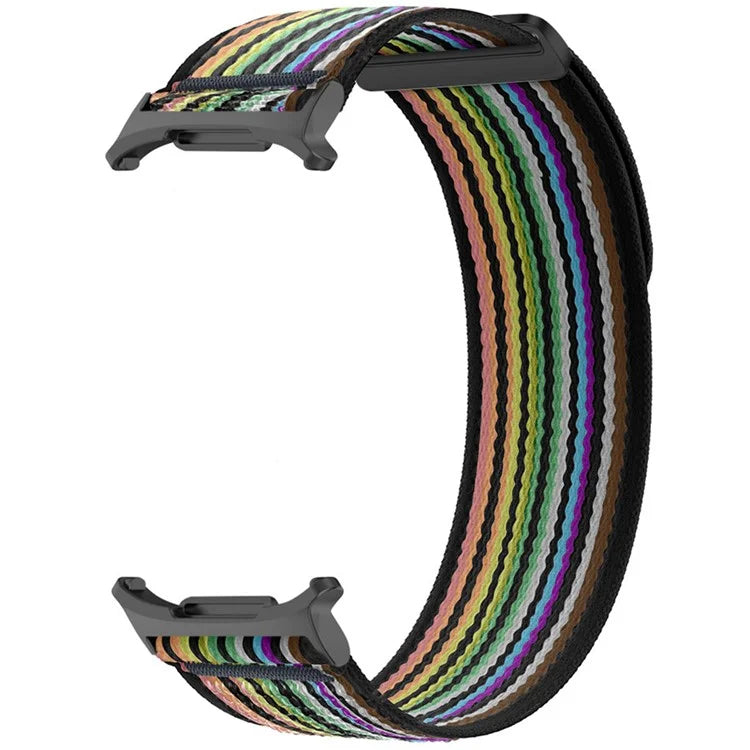 For Samsung Galaxy Watch Ultra 47mm Nylon Watch Band Adjustable Loop Fastener Strap