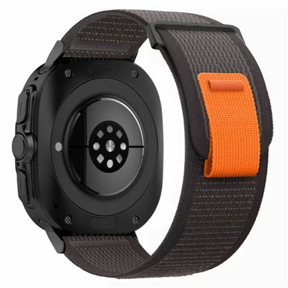 For Samsung Galaxy Watch Ultra 47mm Nylon Watch Band Adjustable Loop Fastener Strap