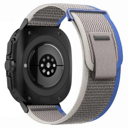 For Samsung Galaxy Watch Ultra 47mm Nylon Watch Band Adjustable Loop Fastener Strap