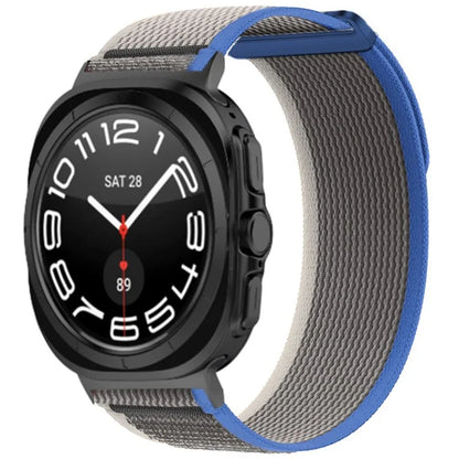 For Samsung Galaxy Watch Ultra 47mm Nylon Watch Band Adjustable Loop Fastener Strap