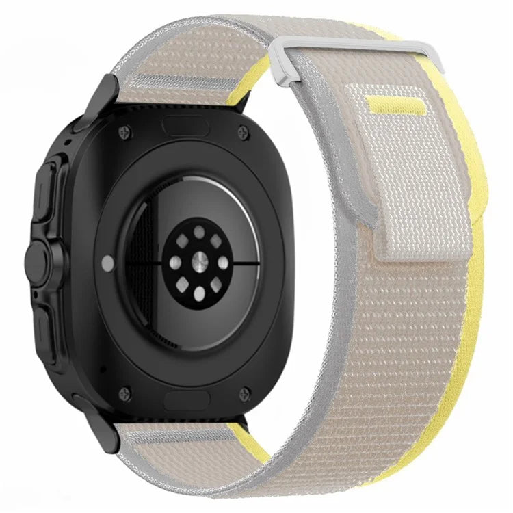 For Samsung Galaxy Watch Ultra 47mm Nylon Watch Band Adjustable Loop Fastener Strap