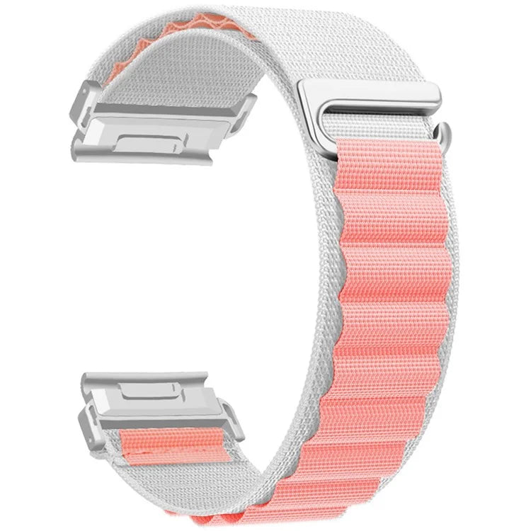 For Garmin Fenix 7 / 7 Pro / 5 Watch Band 22mm Quick Release C Buckle Nylon Watch Strap