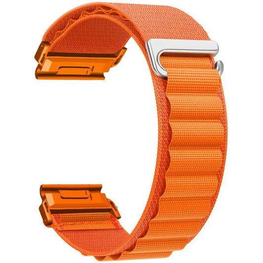 For Garmin Fenix 7X Pro / 7X Watch Band 26mm Quick Release C Buckle Nylon Watch Strap