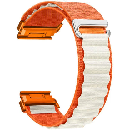 For Garmin Fenix 7X Pro / 7X Watch Band 26mm Quick Release C Buckle Nylon Watch Strap