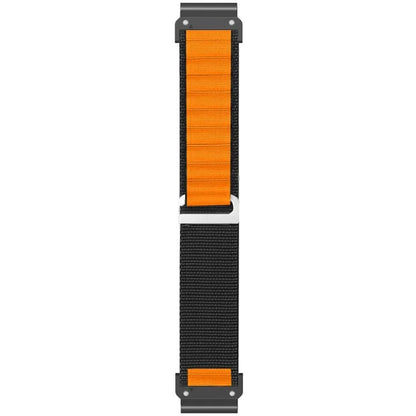 For Garmin Fenix 7X Pro / 7X Watch Band 26mm Quick Release C Buckle Nylon Watch Strap