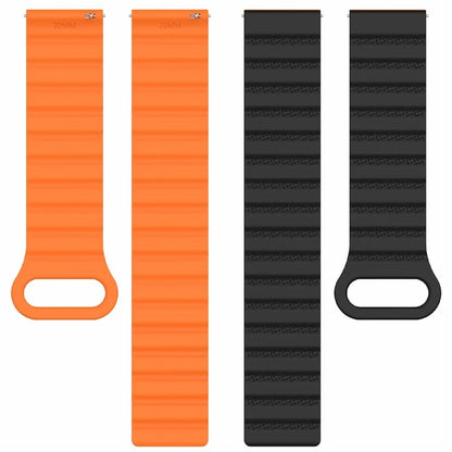For Huawei Watch GT 4 41mm / Asus Zenwatch 3 WI503Q / Garmin Forerunner 265S Magnetic Strap 18mm Universal Silicone Watch Band