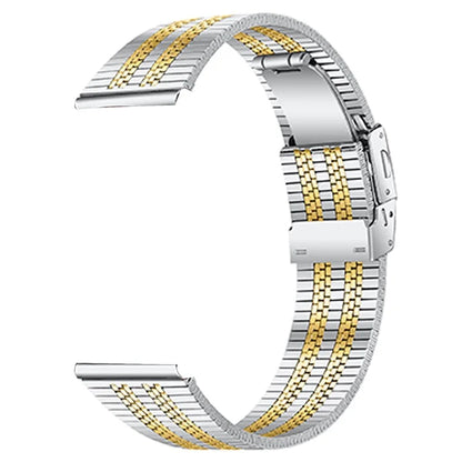 For Huawei Watch GT 42mm / 46mm Stainless Steel Band Replacement Watch Strap