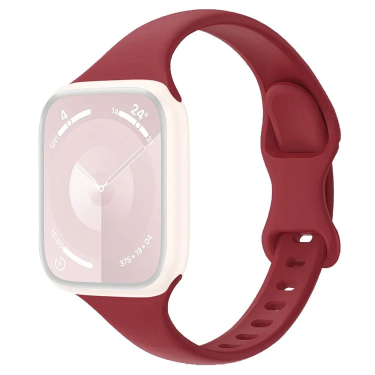 For Apple Watch Series 10 42mm / 9 8 7 41mm / SE (2023) SE (2022) SE 6 5 4 40mm / 3 2 1 38mm Watch Band Silicone Strap