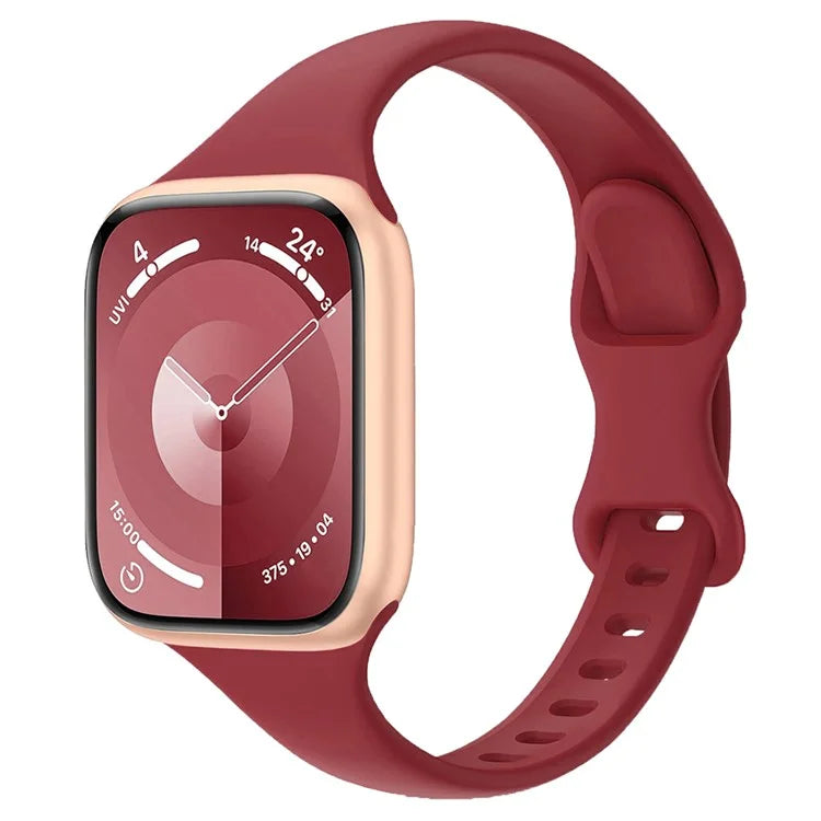 For Apple Watch Series 10 42mm / 9 8 7 41mm / SE (2023) SE (2022) SE 6 5 4 40mm / 3 2 1 38mm Watch Band Silicone Strap