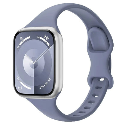 For Apple Watch Series 10 42mm / 9 8 7 41mm / SE (2023) SE (2022) SE 6 5 4 40mm / 3 2 1 38mm Watch Band Silicone Strap