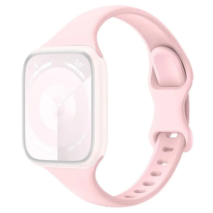 For Apple Watch Series 10 42mm / 9 8 7 41mm / SE (2023) SE (2022) SE 6 5 4 40mm / 3 2 1 38mm Watch Band Silicone Strap