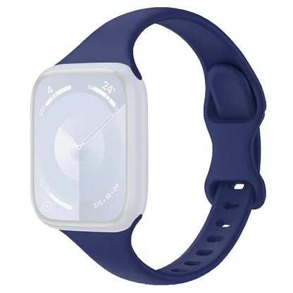 For Apple Watch Series 10 42mm / 9 8 7 41mm / SE (2023) SE (2022) SE 6 5 4 40mm / 3 2 1 38mm Watch Band Silicone Strap