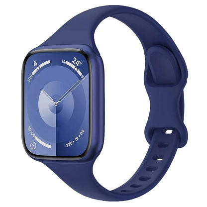 For Apple Watch Series 10 42mm / 9 8 7 41mm / SE (2023) SE (2022) SE 6 5 4 40mm / 3 2 1 38mm Watch Band Silicone Strap