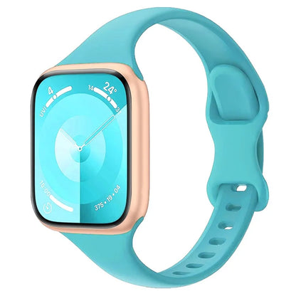 For Apple Watch Series 10 42mm / 9 8 7 41mm / SE (2023) SE (2022) SE 6 5 4 40mm / 3 2 1 38mm Watch Band Silicone Strap