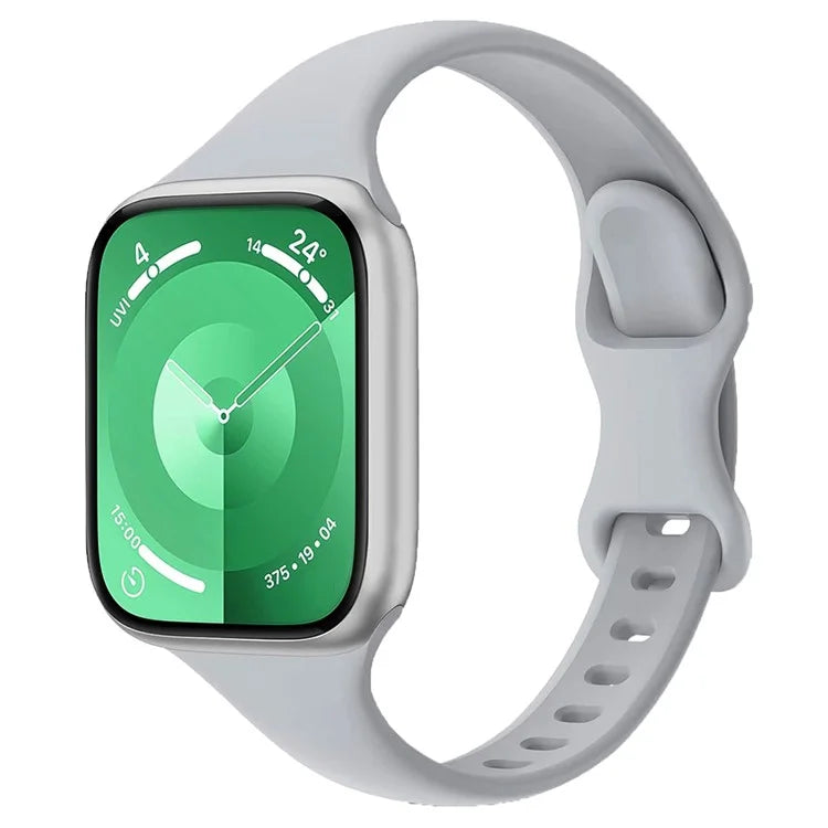 For Apple Watch 10 46mm / Ultra 2 / Ultra 49mm / 9 8 7 45mm / SE (2023) SE (2022) SE 6 5 4 44mm / 3 2 1 42mm Silicone Watch Band