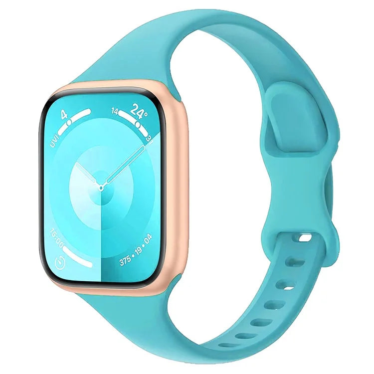 For Apple Watch 10 46mm / Ultra 2 / Ultra 49mm / 9 8 7 45mm / SE (2023) SE (2022) SE 6 5 4 44mm / 3 2 1 42mm Silicone Watch Band