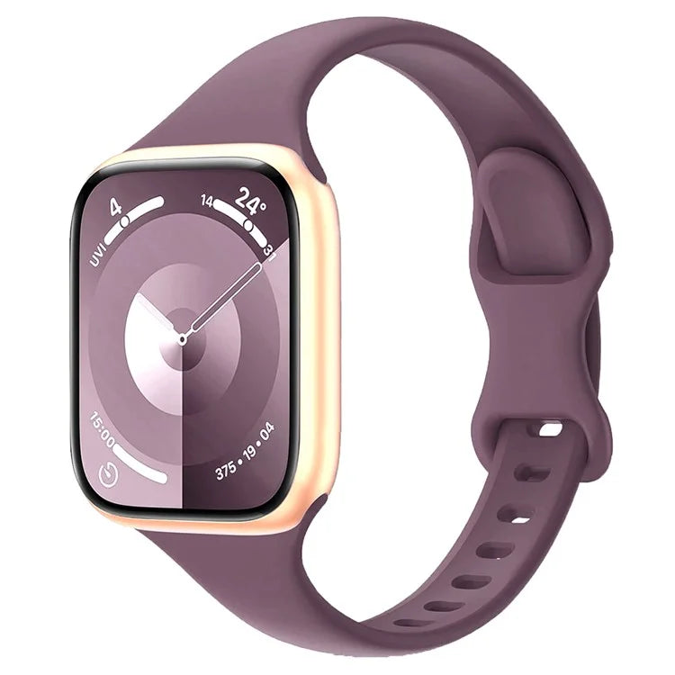 For Apple Watch 10 46mm / Ultra 2 / Ultra 49mm / 9 8 7 45mm / SE (2023) SE (2022) SE 6 5 4 44mm / 3 2 1 42mm Silicone Watch Band