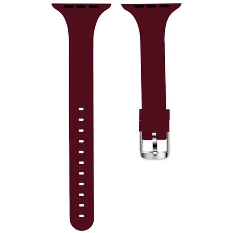 For Apple Watch 10 46mm / Ultra 2 / Ultra 49mm / 9 8 7 45mm / SE (2023) SE (2022) SE 6 5 4 44mm / 3 2 1 42mm Strap Silicone Sport Watch Band