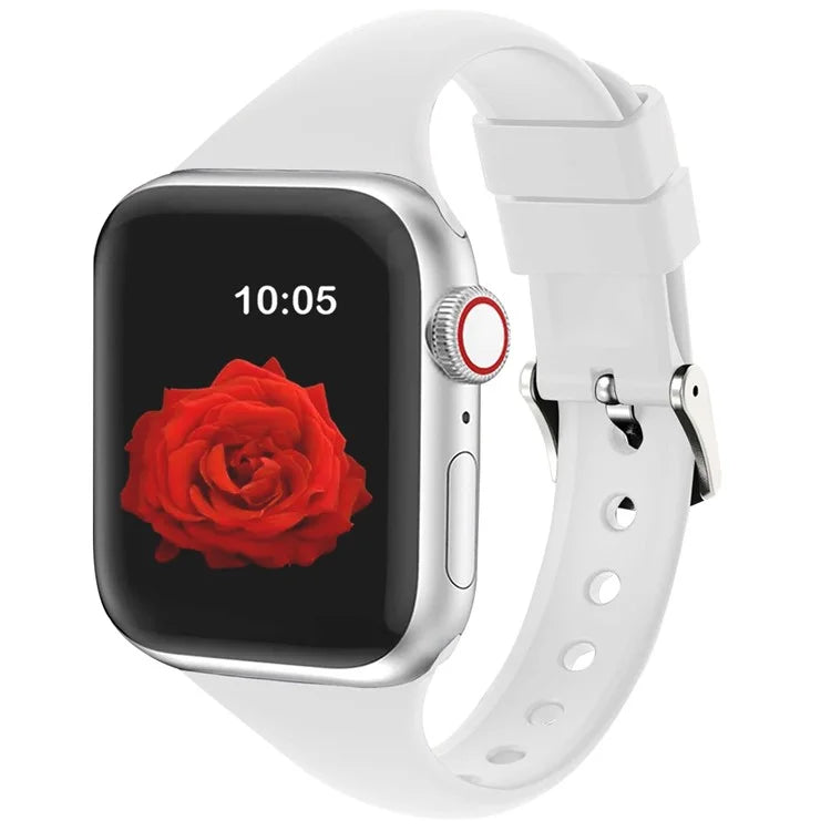 For Apple Watch 10 46mm / Ultra 2 / Ultra 49mm / 9 8 7 45mm / SE (2023) SE (2022) SE 6 5 4 44mm / 3 2 1 42mm Strap Silicone Sport Watch Band