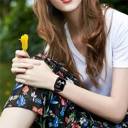 For Apple Watch Series 10 42mm / 9 8 7 41mm / SE (2023) SE (2022) SE 6 5 4 40mm / 3 2 1 38mm Band Soft Silicone Watch Strap