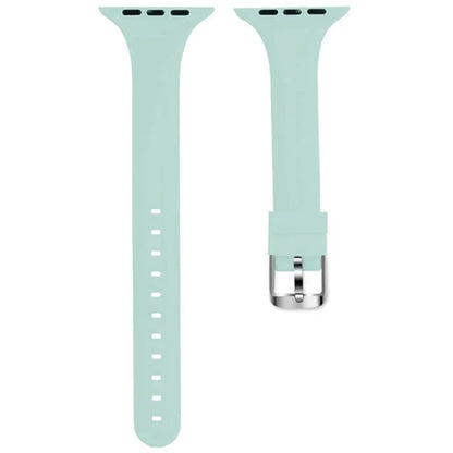 For Apple Watch Series 10 42mm / 9 8 7 41mm / SE (2023) SE (2022) SE 6 5 4 40mm / 3 2 1 38mm Band Soft Silicone Watch Strap