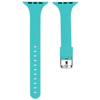 For Apple Watch Series 10 42mm / 9 8 7 41mm / SE (2023) SE (2022) SE 6 5 4 40mm / 3 2 1 38mm Band Soft Silicone Watch Strap