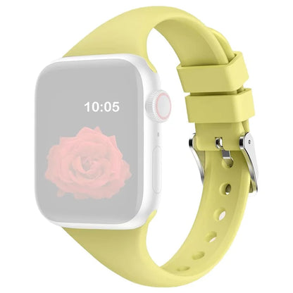 For Apple Watch Series 10 42mm / 9 8 7 41mm / SE (2023) SE (2022) SE 6 5 4 40mm / 3 2 1 38mm Band Soft Silicone Watch Strap
