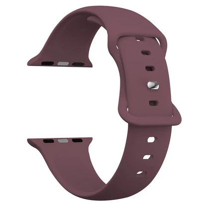 For Apple Watch 10 46mm / Ultra 2 / Ultra 49mm / 9 8 7 45mm / SE (2023) SE (2022) SE 6 5 4 44mm / 3 2 1 42mm Strap Breathable Silicone Watch Band