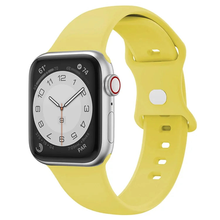For Apple Watch 10 46mm / Ultra 2 / Ultra 49mm / 9 8 7 45mm / SE (2023) SE (2022) SE 6 5 4 44mm / 3 2 1 42mm Strap Breathable Silicone Watch Band