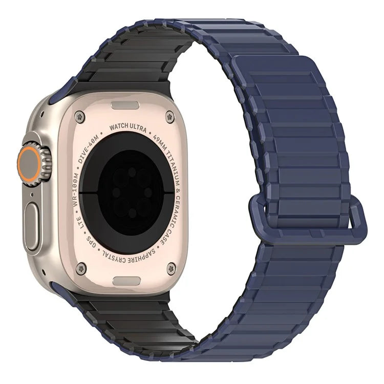 DUX DUCIS For Apple Watch 10 46mm / Ultra 2 / Ultra 49mm / 9 8 7 45mm / SE (2023) SE (2022) SE 6 5 4 44mm / 3 2 1 42mm Magnetic Silicone Band