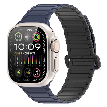 DUX DUCIS For Apple Watch 10 46mm / Ultra 2 / Ultra 49mm / 9 8 7 45mm / SE (2023) SE (2022) SE 6 5 4 44mm / 3 2 1 42mm Magnetic Silicone Band