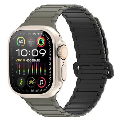 DUX DUCIS For Apple Watch 10 46mm / Ultra 2 / Ultra 49mm / 9 8 7 45mm / SE (2023) SE (2022) SE 6 5 4 44mm / 3 2 1 42mm Magnetic Silicone Band