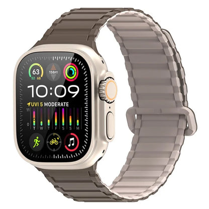 DUX DUCIS For Apple Watch 10 46mm / Ultra 2 / Ultra 49mm / 9 8 7 45mm / SE (2023) SE (2022) SE 6 5 4 44mm / 3 2 1 42mm Magnetic Silicone Band