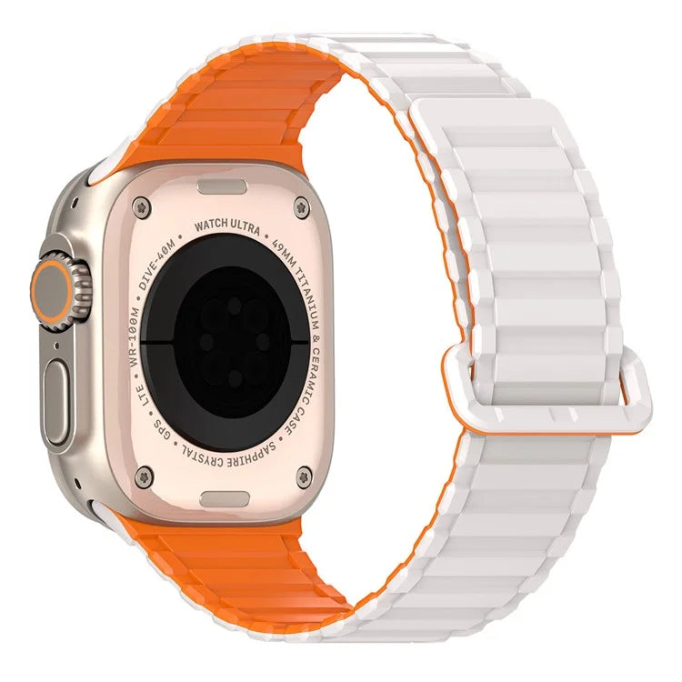 DUX DUCIS For Apple Watch 10 46mm / Ultra 2 / Ultra 49mm / 9 8 7 45mm / SE (2023) SE (2022) SE 6 5 4 44mm / 3 2 1 42mm Magnetic Silicone Band