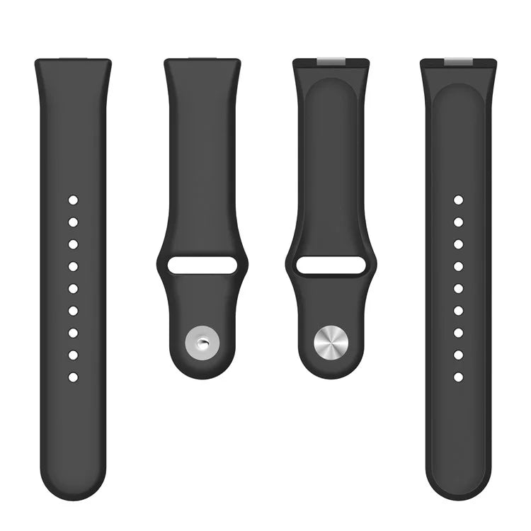 For Huawei Watch Fit 3 Replacement Strap Silicone Watch Band with Silver Buckle