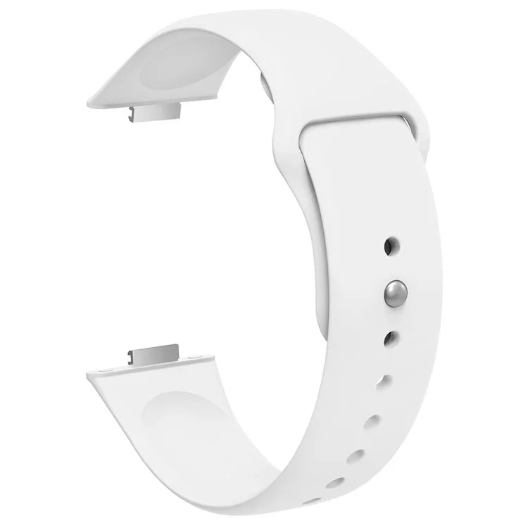 For Huawei Watch Fit 3 Replacement Strap Silicone Watch Band with Silver Buckle
