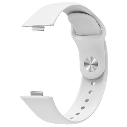 For Huawei Watch Fit 3 Replacement Strap Silicone Watch Band with Silver Buckle