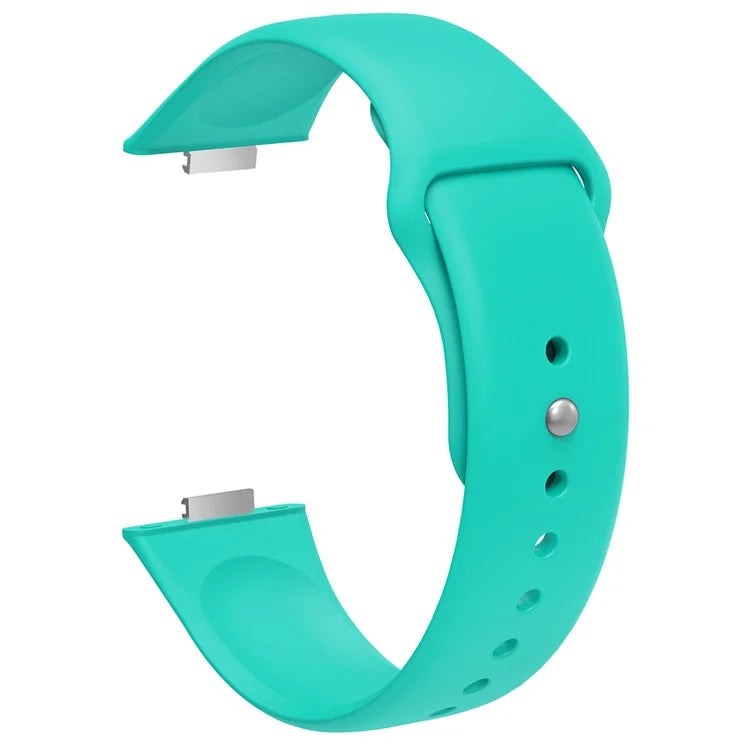 For Huawei Watch Fit 3 Replacement Strap Silicone Watch Band with Silver Buckle