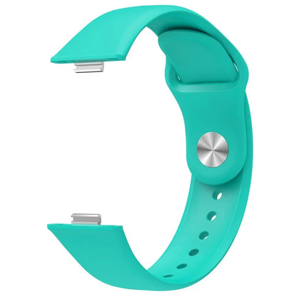 For Huawei Watch Fit 3 Replacement Strap Silicone Watch Band with Silver Buckle