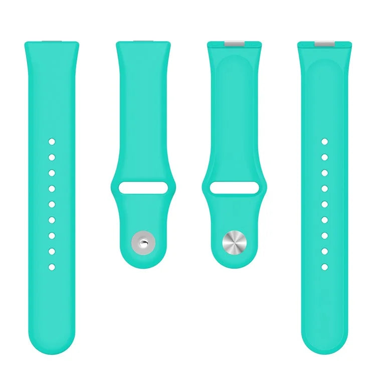 For Huawei Watch Fit 3 Replacement Strap Silicone Watch Band with Silver Buckle