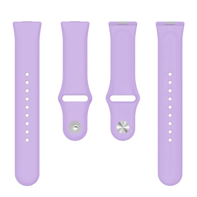 For Huawei Watch Fit 3 Replacement Strap Silicone Watch Band with Silver Buckle