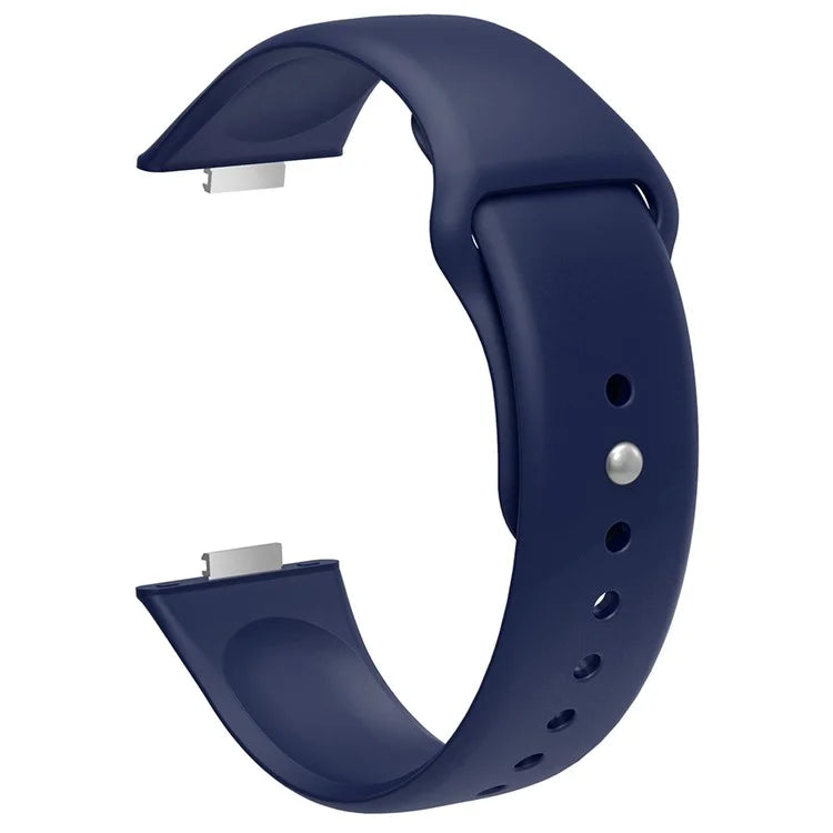 For Huawei Watch Fit 3 Replacement Strap Silicone Watch Band with Silver Buckle