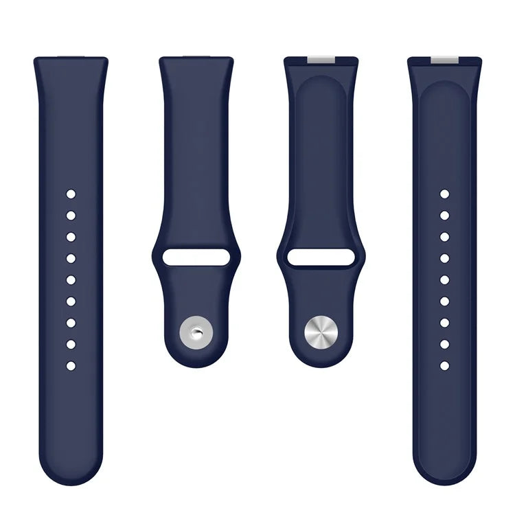 For Huawei Watch Fit 3 Replacement Strap Silicone Watch Band with Silver Buckle