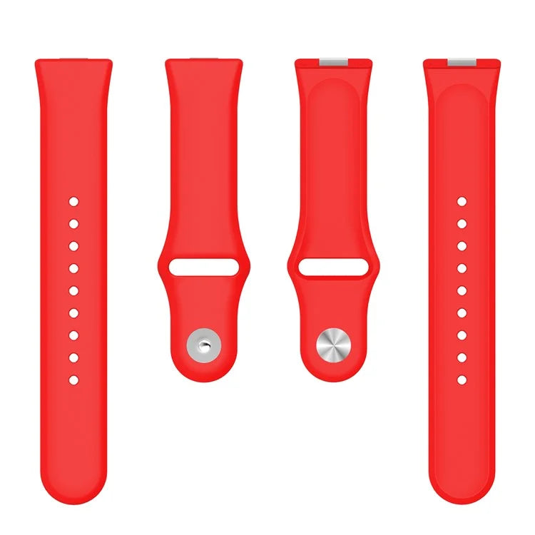 For Huawei Watch Fit 3 Replacement Strap Silicone Watch Band with Silver Buckle