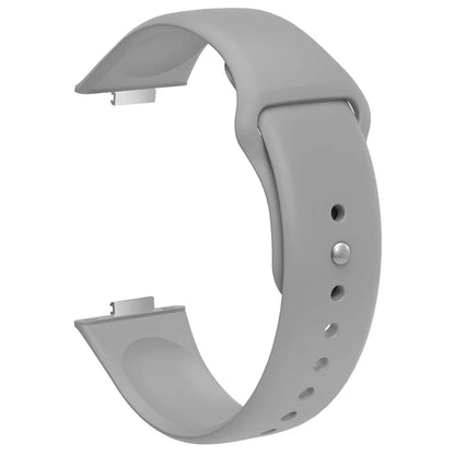 For Huawei Watch Fit 3 Replacement Strap Silicone Watch Band with Silver Buckle